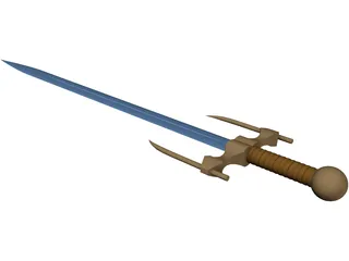 Medieval Sword 3D Model