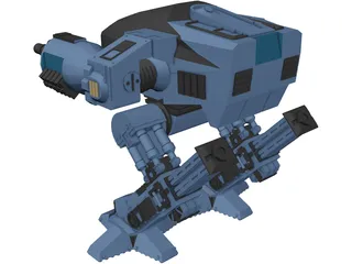 ED-209 Robot [Robocop] 3D Model