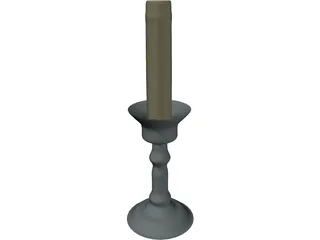 Candle 3D Model