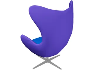 Egg Chair 3316 [Arne Jacobsen Classic] 3D Model