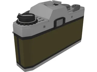 Olympus OM10 Photo Camera (35 mm) 3D Model