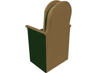 Theater Seat 3D Model