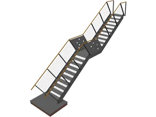 Stairs 3D Model