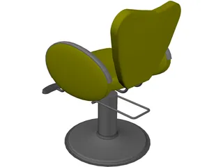 Salon Styling Chair 3D Model