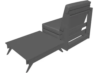 Sofa Outdoor 3D Model