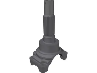 Transmission Yoke - Driveshaft 3D Model