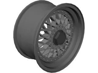 Porsche BBS RM Rim 3D Model