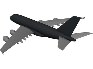 Airbus A380 3D Model