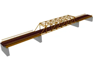 TPG and TRUSS Bridge 3D Model