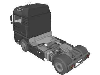 MAN TGX Truck 3D Model