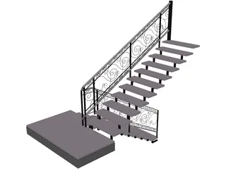 Stair 3D Model