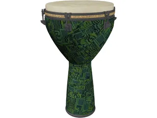 Djembe Remo 3D Model