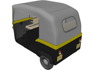 India City Car 3D Model