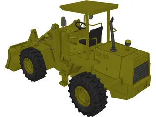 Hydraulic Loader 3D Model