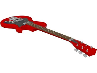 Fender Stratocaster Guitar 3D Model