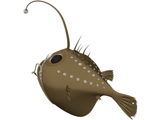 Angler Fish Angus 3D Model