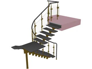 Stairs 3D Model