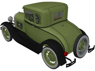 Ford Model A (1939) 3D Model