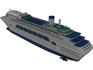 Cruise Ship 3D Model