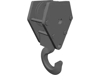 Crane Hook 3D Model