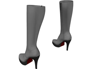 Woman Shoes 3D Model