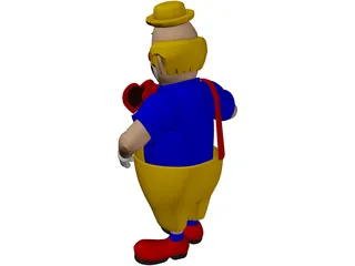 Clown 3D Model