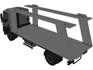 Iveco Trakker Car Carrier 3D Model