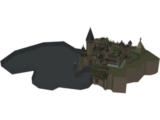 Hogwarts School of Witchcraft and Wizardry  3D Model