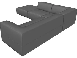 Daisy Sofa 3D Model