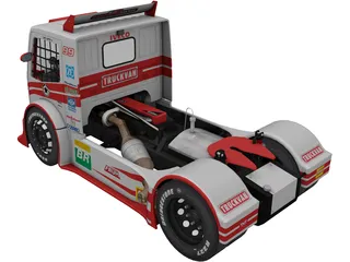 Iveco Stralis Lucar Motorsports 3D Model