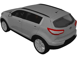 Kia Sportage (2012) 3D Model