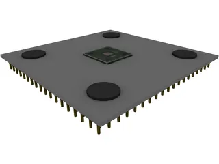 AMD Athlon XP 2100+ Processor 3D Model