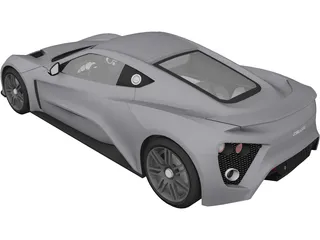 Zenvo ST1 (2010) 3D Model