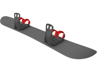 Snowboard 3D Model