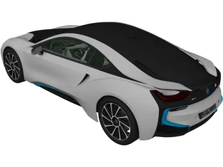 BMW i8 (2015) 3D Model