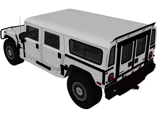 Hummer H1 Alpha 3D Model