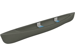 Canoe 3D Model