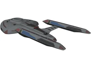 Nova Class Star Ship 3D Model