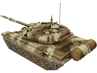 T-90A Tank 3D Model