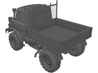 Mercedes-Benz Unimog 406 (1967) 3D Model