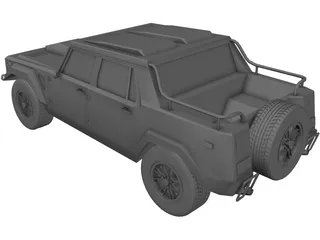 Lamborghini LM002 3D Model