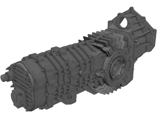 Mendeola HD Gearbox 3D Model