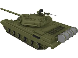 T-72 Tank 3D Model