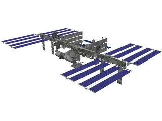 International Space Station (2011) 3D Model