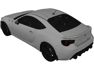 Scion FR-S (2014) 3D Model