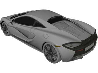 McLaren 570S 3D Model