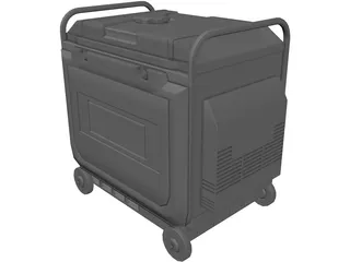 Portable Generator 3D Model