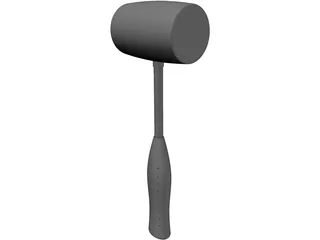 Rubber Hammer 3D Model