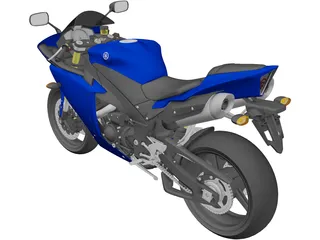 Yamaha R1 (2010) 3D Model