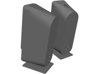 Creative Gigaworks T40 Speakers 3D Model